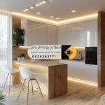 مطبخ جاهز بأخشاب متينة