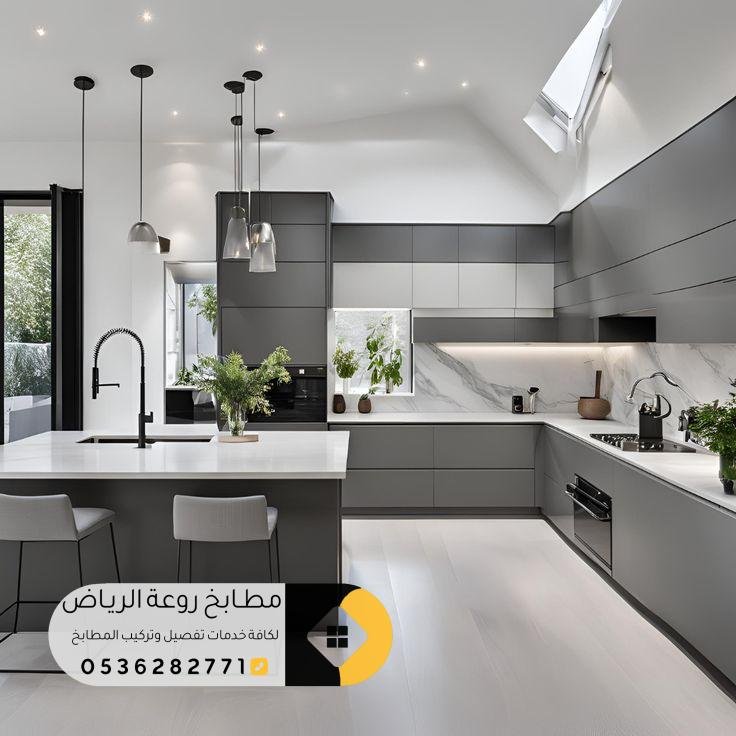 تفصيل مطابخ حديثة في حي النخيل بالرياض