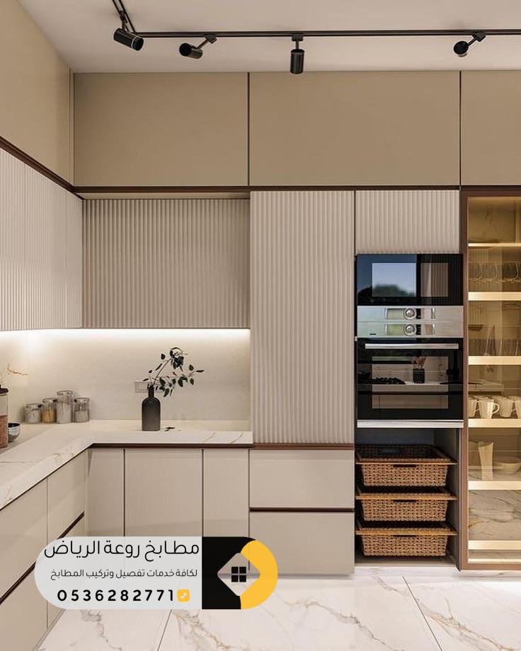 مطابخ ألمنيوم وخشب بأسعار ممتازة وتصاميم عصرية